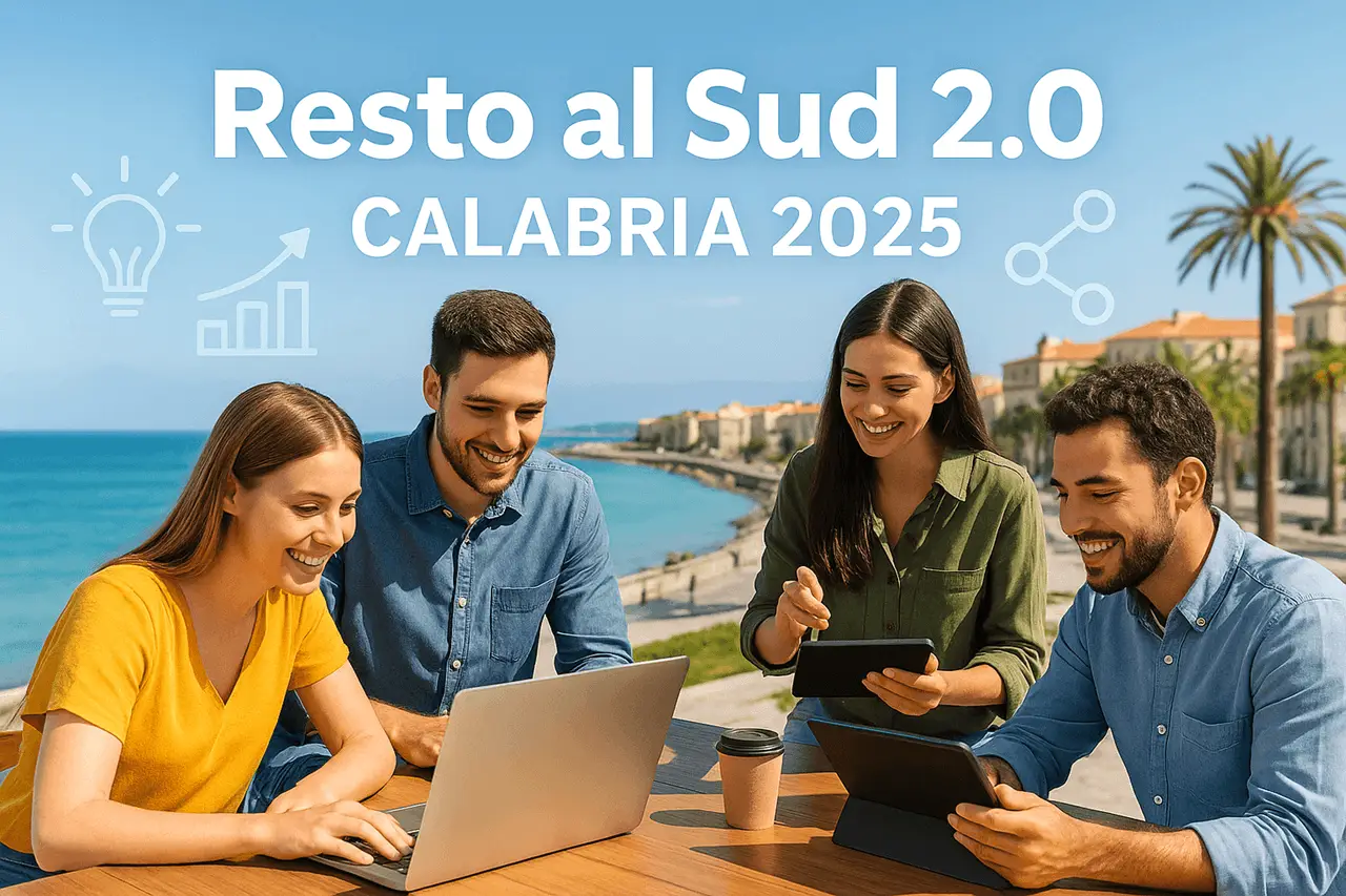 Giovani imprenditori in Calabria con il bando Resto al Sud 2.0 – 2025